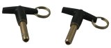 Moroso Quick Release Pin - 3/8in Diameter x 1in Long - 2 Pack thumbnail 2