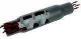 Moroso Spiral Flow Racing Muffler - 2.5in Inlet/Outlet x 4in Diameter x 12in Long - Steel thumbnail 2
