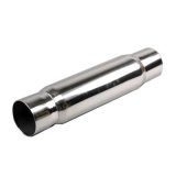 Moroso Spiral Flow Racing Muffler - 3.5in Inlet/Outlet - Reduced Noise Levels - Stainless Steel thumbnail 2