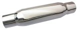 Moroso Spiral Flow Racing Muffler - 3.5in Inlet/Outlet - Reduced Noise Levels - Stainless Steel thumbnail 3
