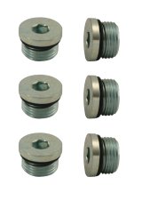 Moroso Pipe Plug w/O-Ring -8An 3/4in-16 - Steel - 6 Pack thumbnail 3