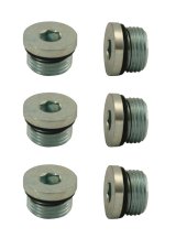 Moroso Pipe Plug w/O-Ring -8An 3/4in-16 - Steel - 6 Pack thumbnail 4
