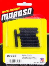 Moroso Wing Nut Stud - 1/4in-20 x 1-3/8in - 8 Pack thumbnail 3