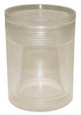 Moroso Air/Oil Separator Replacement Drain Cap - Small Body - Clear Bottom thumbnail 1
