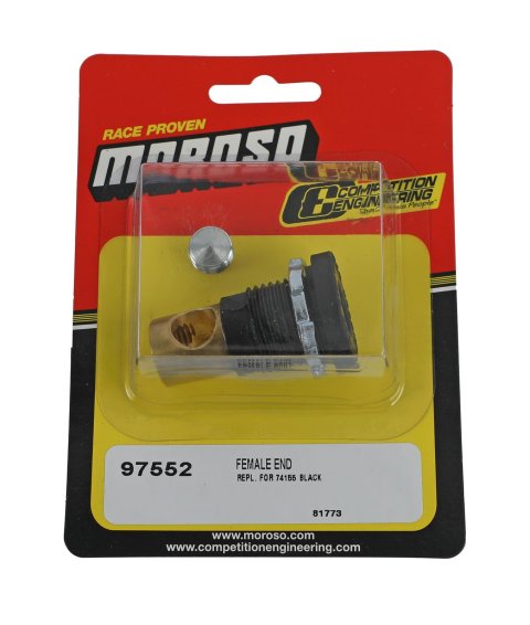 Moroso Female End (Replacement for Part No 74155) - Black