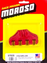 Moroso Wire Loom - 7-9mm - 4 Hole - Red - 2 Per Card thumbnail 3