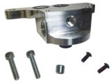 Moroso GM LS Oil Filter Adapter - Spin On - External Input Inlet - Outbound Rail thumbnail 4