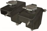 Moroso 16-Up Polaris RZR Turbo/Turbo S Dual Coolant Intercooler Tank - Black Powder Coat thumbnail 3