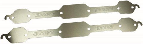Moroso Chevy LT1 Exhaust Block Off Storage Plate - Pair