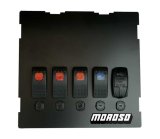 Moroso 99-04 Mazda Miata NB Radio/HVAC Pocket Block Off Plate With Switches thumbnail 5