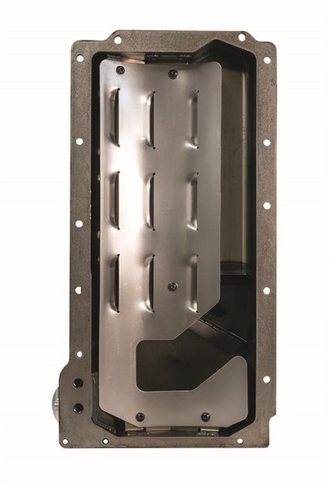 Moroso Dart LS Next Swap (w/Aluminum Spacers) Wet Sump 7qt 6in Road Race Baffled Steel Oil Pan thumbnail 3