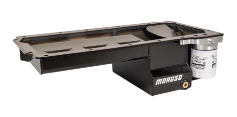 Moroso Dart LS Next Swap (w/Aluminum Spacers) Wet Sump 7qt 6in Road Race Baffled Steel Oil Pan thumbnail 6