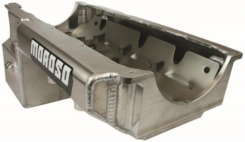 Moroso BBC Gen VI Double Power Kick Outs 8in Deep Oil Pan