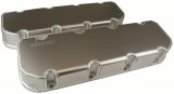 Moroso SBC 4.5in Rox Head Fabricated Valve Cover w/o Oilers thumbnail 1