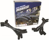 Moroso GM LS Ultra 40 Custom Fit Sleeved Ignition Wire Set 12in 135 Deg Boots - Black thumbnail 1