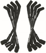 Moroso GM LS Ultra 40 Custom Fit Sleeved Ignition Wire Set 12in 135 Deg Boots - Black thumbnail 2