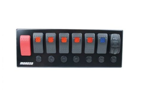 Moroso Switch Panel Rocker LED w/USB & Breakers Roll Cage thumbnail 2