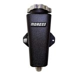 Moroso Universal Left 6AN In/10AN Out Power Steering Tank - Black Powder Coat thumbnail 2