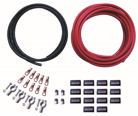 Moroso Remote Dual Batteries Crimp On Terminals Battery Cable Kit