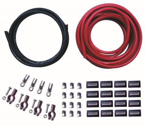 Moroso Remote/Dual Battery Cable Kit (w/Screw Terminals)
