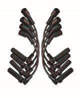 Moroso GM LS 11 Inch Long Coil On Plug 90 Deg Boots Unsleeved Ultra Spark Plug Wire Set -Black thumbnail 1