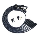 Moroso BBC Over Valve Cover Str Plug & 90 Non-HEI Unsleeved Ultra Spark Plug Wire Set - Black thumbnail 2