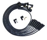 Moroso BBC Over Valve Cover Str Plug & 90 Non-HEI Unsleeved Ultra Spark Plug Wire Set - Black thumbnail 3