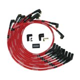 Moroso SB Ford 260/289/302 135 Deg Plug Boots Non-HEI Sleeved Ultra Spark Plug Wire Set - Red thumbnail 2