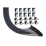 Moroso Universal V8 90 Deg Plug Unsleeved HEI & Non-HEI 90 Ultra Spark Plug Wire Set - Black thumbnail 2