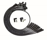 Moroso BBC Over Valve Cover Str Plug Boots & HEI Unsleeved Ultra Spark Plug Wire Set - Black thumbnail 1