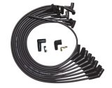 Moroso SBC Over Valve Cover Unsleeved 135 Deg Plug 90 HEI Ultra Spark Plug Wire Set - Black thumbnail 3