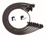 Moroso BBC Under Header 90 Deg Plug HEI Dist. Unsleeved Ultra Spark Plug Wire Set - Black thumbnail 3