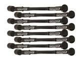 Moroso GM LS 11in Long Coil On Plug 90 Deg Plug Sleeved Ultra Spark Plug Wire Set - Black thumbnail 2
