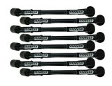 Moroso GM LS 11in Long Coil On Plug 90 Deg Plug Sleeved Ultra Spark Plug Wire Set - Black thumbnail 5