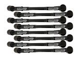Moroso GM LS 11in Long Coil On Plug 90 Deg Plug Sleeved Ultra Spark Plug Wire Set - Black thumbnail 6