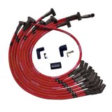 Moroso SB Ford 260/289/302 135 Deg Plug Boots HEI Sleeved Ultra Spark Plug Wire Set - Red thumbnail 2