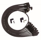 Moroso SB Ford 351W Unsleeved 135 Deg Plug End Non-HEI Ultra Spark Plug Wire Set - Black thumbnail 1