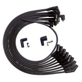 Moroso SB Ford 351W Unsleeved 135 Deg Plug End Non-HEI Ultra Spark Plug Wire Set - Black thumbnail 2