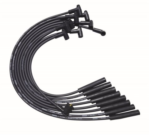 Moroso SB Chrysler Mopar 273/318/340/360 Str Plug HEI Ultra Spark Plug Wire Set - Black thumbnail 1