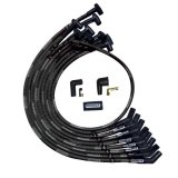 Moroso SBC Over Valve Cover 135 Deg Plug HEI Sleeved Ultra Spark Plug Wire Set - Black thumbnail 2