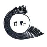 Moroso BBC Over Valve Cover Str Plug End HEI Sleeved Ultra Spark Plug Wire Set - Black thumbnail 3