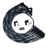 Moroso SB Ford 351W Sleeved 135 Deg Plug End Non-HEI Ultra Spark Plug Wire Set - Black thumbnail 3