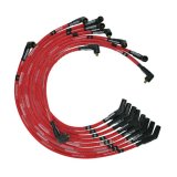 Moroso Ford 351C/390/429/460 Sleeved Non-HEI 135 Boots Ultra Spark Plug Wire Set - Red thumbnail 2