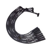Moroso SB Chrysler Mopar Sleeved Str Plug HEI Dist Ultra Spark Plug Wire Set - Black thumbnail 2