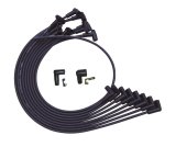 Moroso SBC Over Valve Cover Unsleeved 90 Deg HEI Ultra Spark Plug Wire Set - Black thumbnail 1
