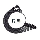 Moroso SBC Over Valve Cover Unsleeved 90 Deg HEI Ultra Spark Plug Wire Set - Black thumbnail 2