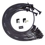Moroso BBC Under Header Sleeved 135 Plug End HEI Ultra Spark Plug Wire Set - Black thumbnail 2