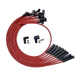 Moroso BBC Over Valve Cover Straight Plug Ends HEI Ultra Spark Plug Wire Set - Red thumbnail 2
