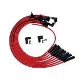 Moroso BBC Over Valve Cover Str Plug Boots Non-HEI Ultra Spark Plug Wire Set - Red thumbnail 2