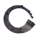 Moroso BB Chrysler Mopar Sleeved Str Plug HEI Ultra Spark Plug Wire Set - Black thumbnail 2